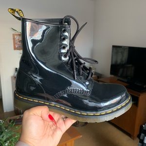 Patent Dr. Martens! Size 9 barely worn!